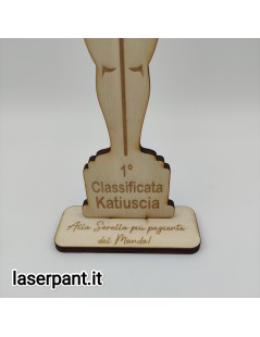 Statuetta in legno