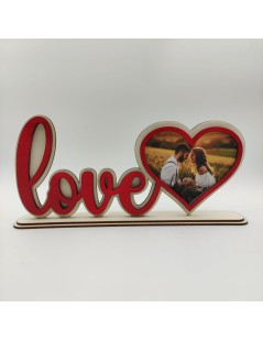 Scritta Love in legno